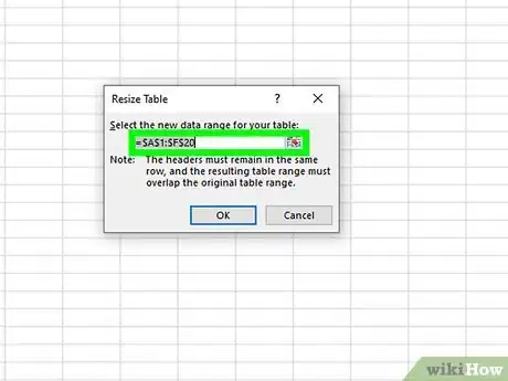 Image titled Add a Row to a Table in Excel Step 5