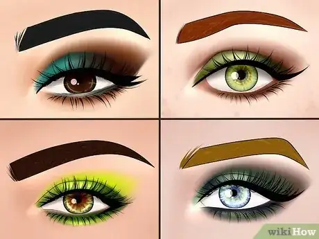 Image titled What Colors Go with Green Eyeshadow Step 2