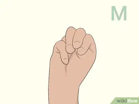 Image titled Fingerspell the Alphabet in American Sign Language Step 13