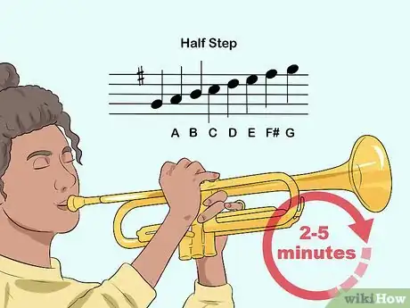 Image titled Play High Notes on the Trumpet Step 12