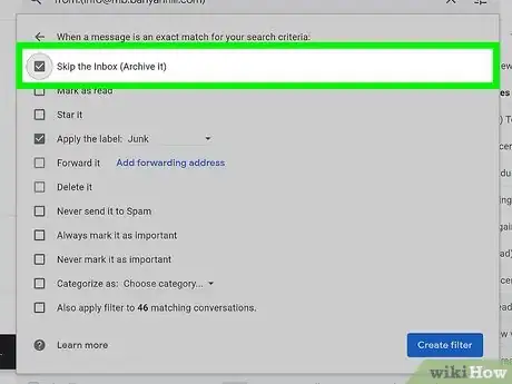 Image titled Create a Filter in Gmail Step 9