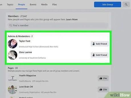 Image titled Find the Admin of a Facebook Group Step 5