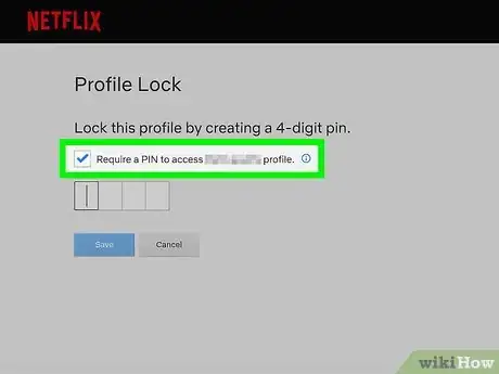 Image titled Set a Pin for a Netflix Profile Step 5