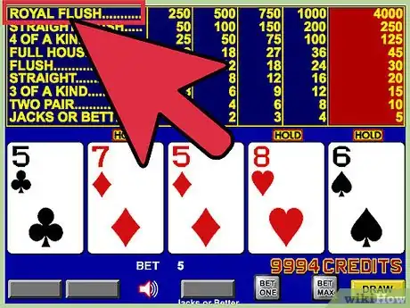 Image titled Play Video Poker Step 16