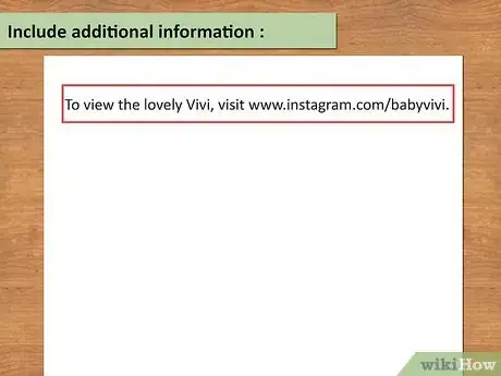 Image titled Write Birth Announcements for a Newspaper Step 12