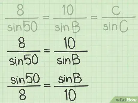 Image titled Use the Laws of Sines and Cosines Step 13