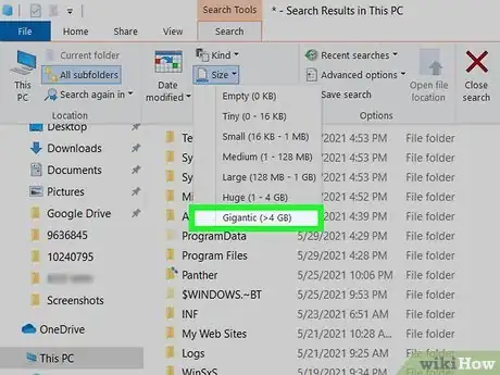 Image titled Find the Largest Files in Windows 10 Step 6