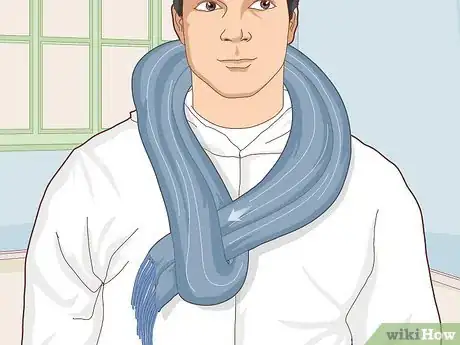 Image titled Wear a Scarf with a Hoodie Step 4