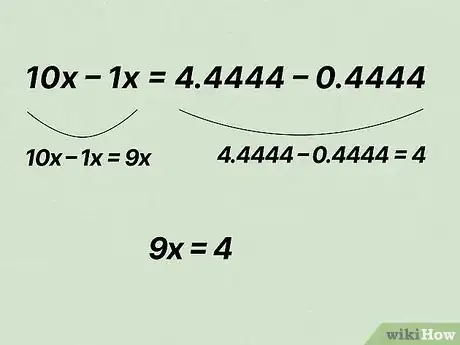 Image titled Convert Repeating Decimals to Fractions Step 3