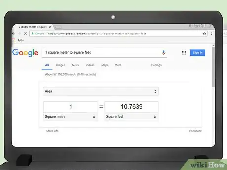 Image titled Convert Square Meters to Square Feet and Vice Versa Step 5