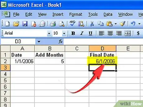 Image titled Create a Formula to Increase a Date by 1 Month Step 5