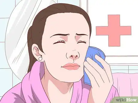 Image titled Stop a Zit from Bleeding Step 2