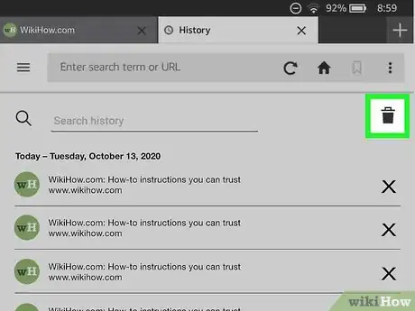 Image titled Clear Your Browsing History on an Amazon Kindle Fire Step 10