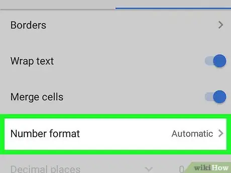 Image titled Format Cells on Google Sheets on Android Step 12