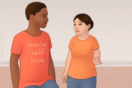 Image titled Man Listens to Woman with Dwarfism.png