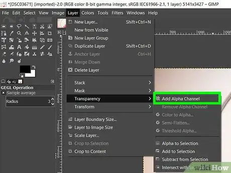 Image titled Make a Transparent Image Using Gimp Step 16