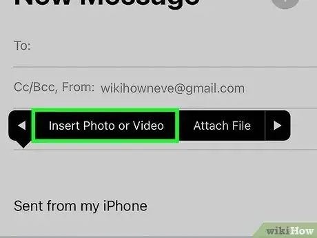 Image titled Attach Photos and Videos to Emails on an iPhone or iPad Step 5