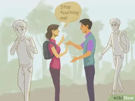 Image titled Tell a Boy to Stop Touching You Step 1