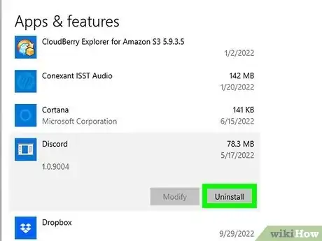 Image titled Uninstall Discord on PC or Mac Step 15
