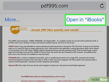 Image titled Read PDFs on an iPhone Step 4