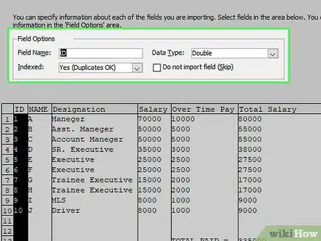 Image titled Create a Database from an Excel Spreadsheet Step 17