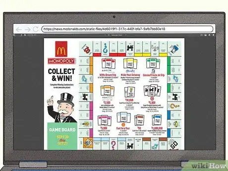 Image titled Play McDonald's Monopoly Step 3