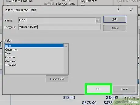 Image titled Add a Custom Field in Pivot Table Step 18