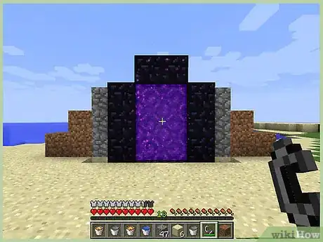 Image titled Make a Nether Portal in Minecraft Step 22