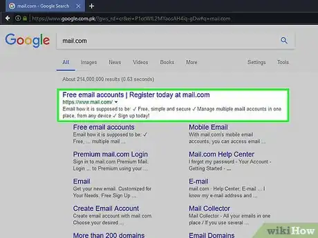 Image titled Create a Mail.com Email Account Step 1