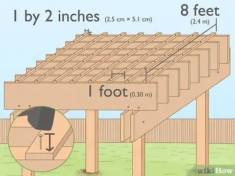 Image titled Build a Pergola Step 23