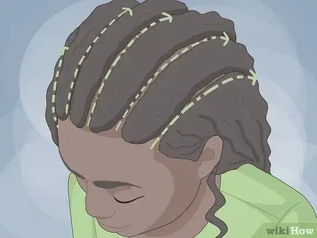 Image titled Do Feed In Braids on Yourself Step 6