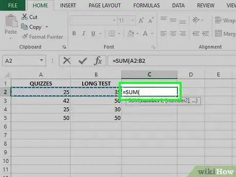 Image titled Sum Multiple Rows and Columns in Excel Step 6