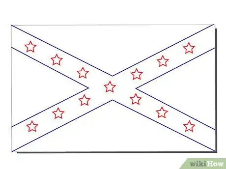 Image titled Draw a Rebel Flag Step 4
