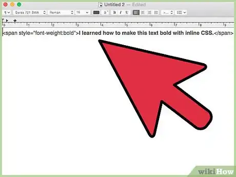 Image titled Create Bold Text With HTML Step 8