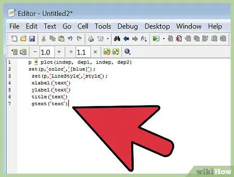 Image titled Import, Graph, and Label Excel Data in MATLAB Step 11