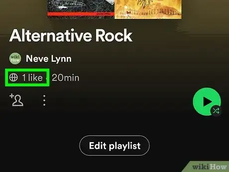 Image titled See Who Liked Your Playlist on Spotify Step 7