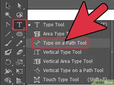 Image titled Create Text on a Path in Adobe Illustrator Step 2