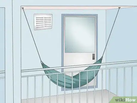 Image titled Hang a Hammock on an Apartment Balcony Step 11