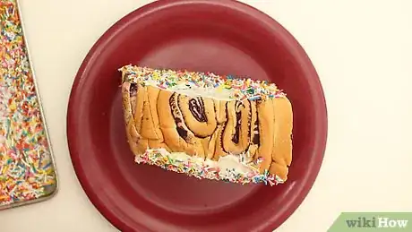 Image titled Put Sprinkles on the Side of a Cake Step 14