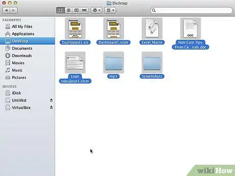 Image titled Move Multiple Files Into a New Folder in Mac Os X Lion Step 2