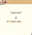 Pronounce Saoirse