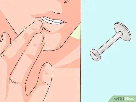 Image titled Hide a Lip Piercing from Parents or Bosses Step 5