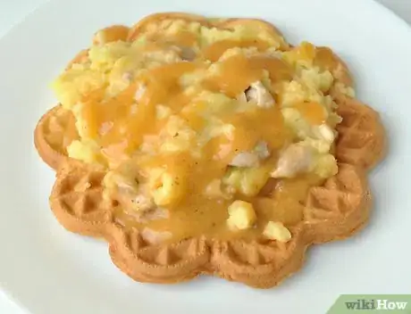 Image titled Eat Chicken and Waffles Step 7