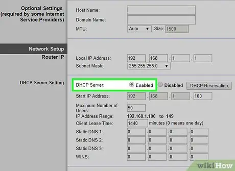 Image titled Configure a Router to Use DHCP Step 18