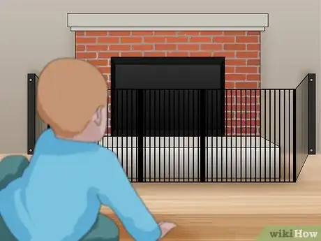 Image titled Baby‐Proof a Fireplace Step 1