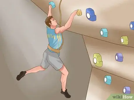 Image titled Improve at Indoor Rock Climbing Step 6