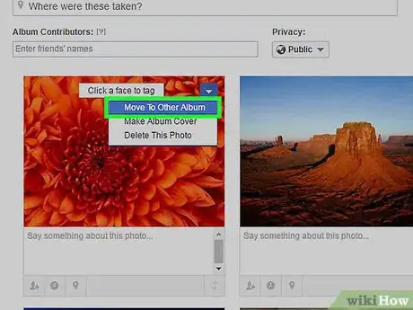 Image titled Move Facebook Photos to a Different Album Step 8