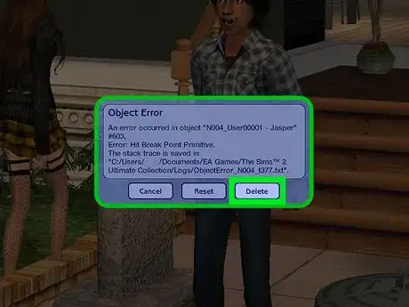 Image titled Sims 2 Force Error Delete