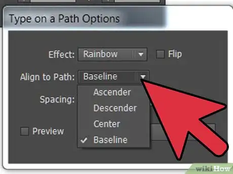 Image titled Create Text on a Path in Adobe Illustrator Step 6