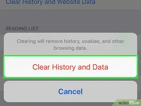 Image titled Clear History on an iPhone Step 4